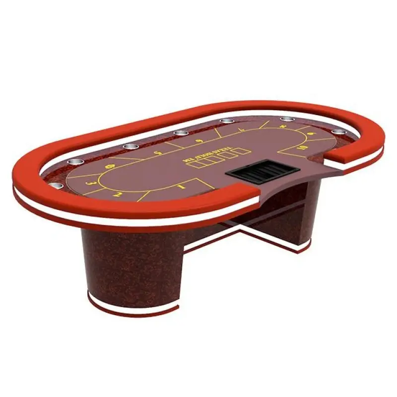 YH Custom Casino Table Poker Texas Hold'em Led Poker Table