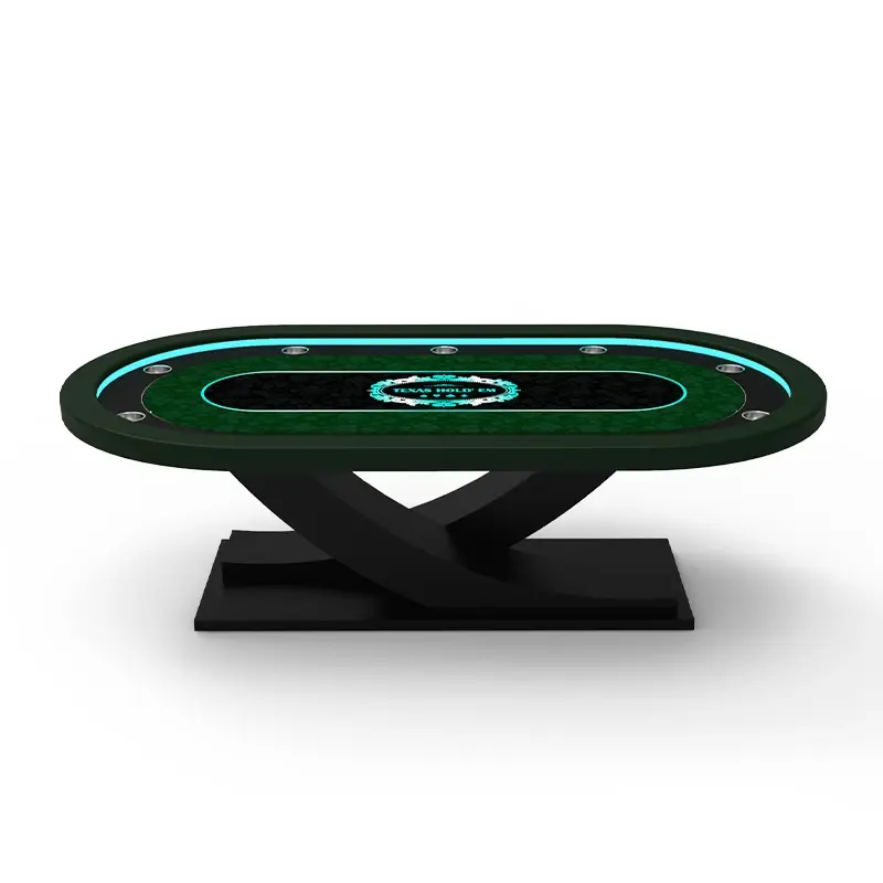 Casino Grade Luxurious LED Design Poker Table: