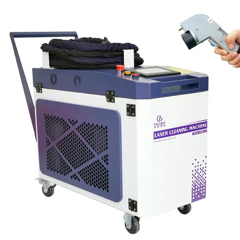 1000W 2000W 3000w continuous laser metal surface cleaning machine paint rust removal for agricultural and industrial equipment