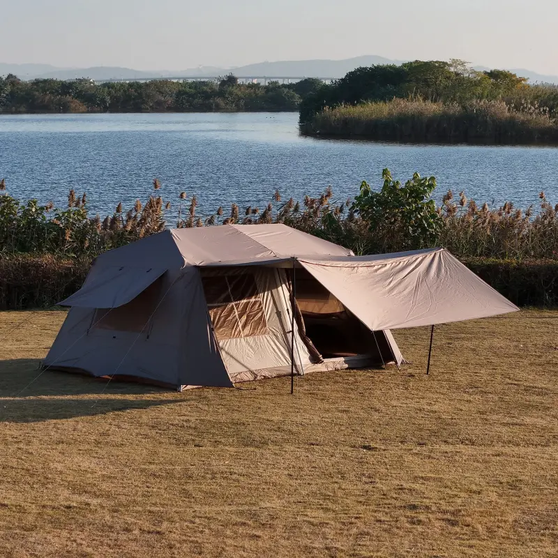 Outdoor Camping Two Bedroom Family Tent