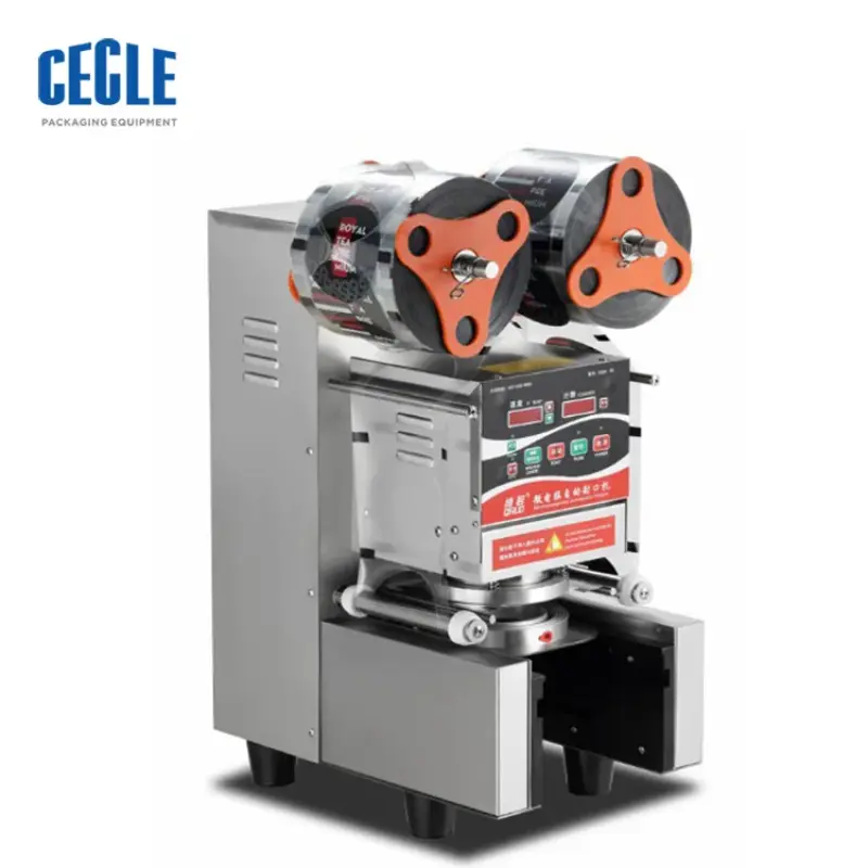 MS-220 Customized Automatic Paper Plastic Cup Sealing Machine for Bubble Tea