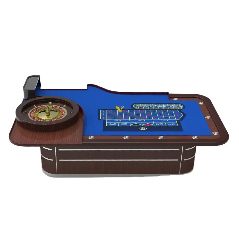 YH Factory Supply Entertainment Product Casino Roulette Tables With Customized Logo