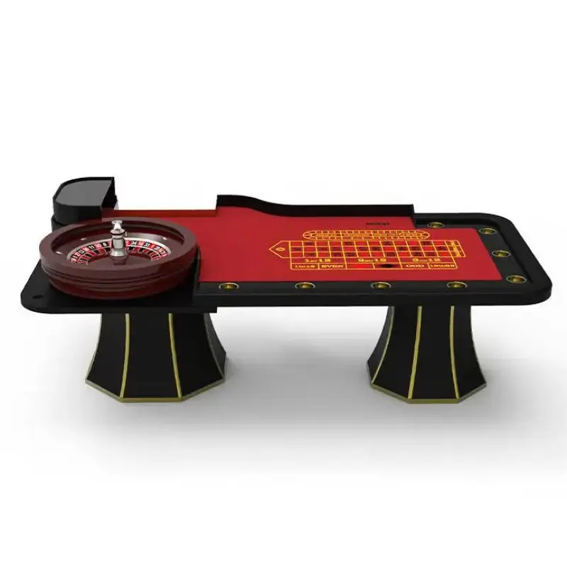 YH 32-inch Wheel Gambling Solid Wood Single 0 Roulette Wheel Table: