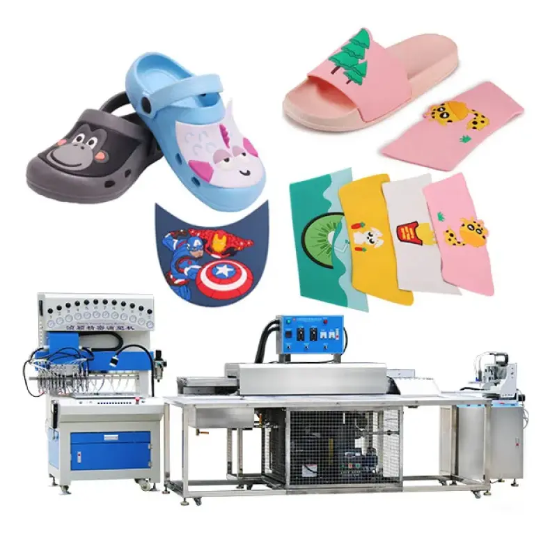 Rubber Slipper Strap Injection Moulding Machine For Pvc Slipper Strap