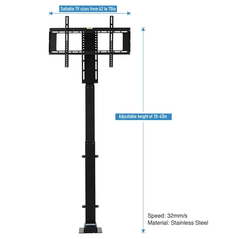 32-70 inch Motorized Height Adjustable TV Lift