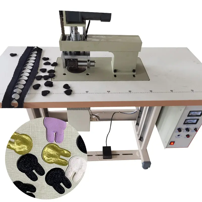 Double Motor Pneumatic Ultrasonic Lace Sewing Machine For Mask