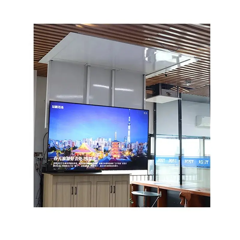 SMART JGST MOTORIZED Conference Room Flip Down Ceiling TV Lift: