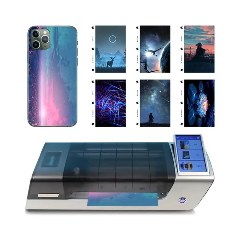 Samsung Automatic Print And Cut Mini Vinyl Cutter Plotter Cutting Smart Watch Screen Guard Making Machine