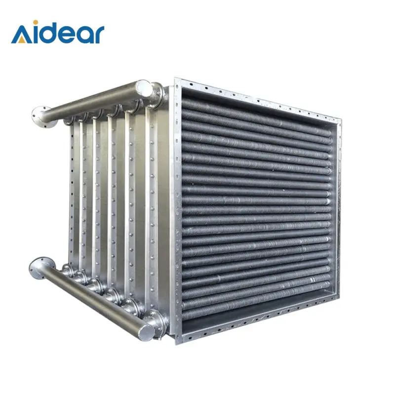 Aidear Electric Power Industry Application Tube Finned Heat Exchanger: Copper Tube with Aluminum Fin