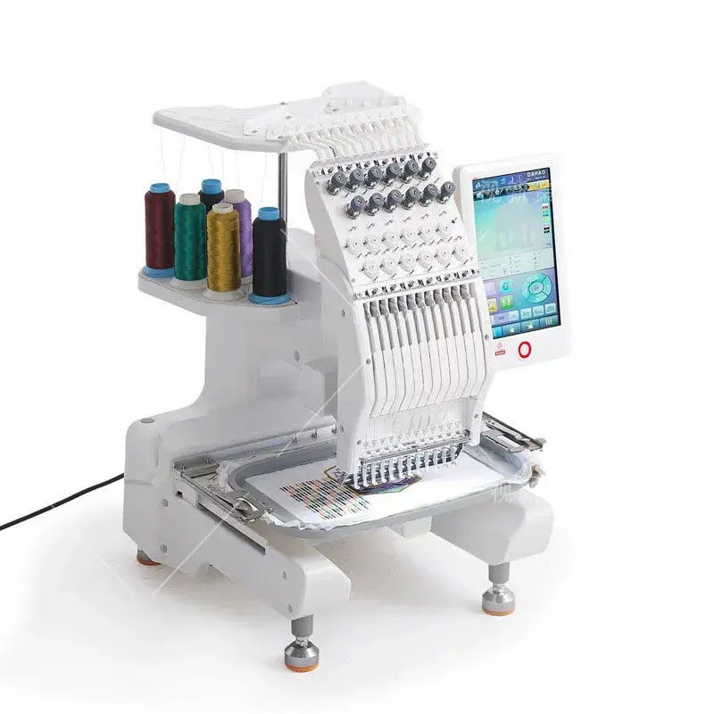 Household embroidery and embroidery small fully automatic popular clothing computer embroidery machine