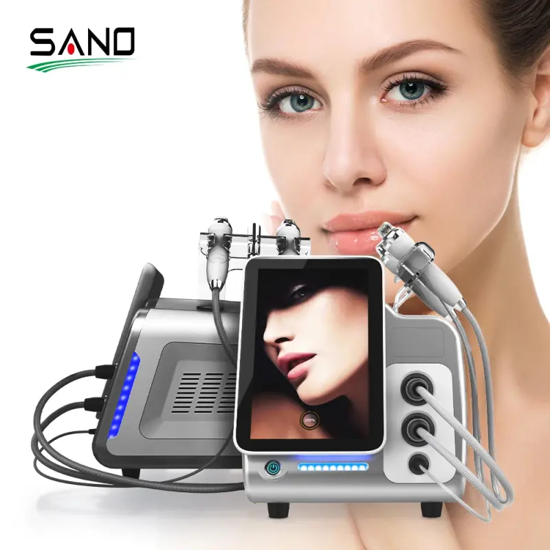 Electric Wireless Face Whitening Skin Care Beauty Equipment Skin Tightening Rejuvenation Rf Microneedling Machine Portable 1-10