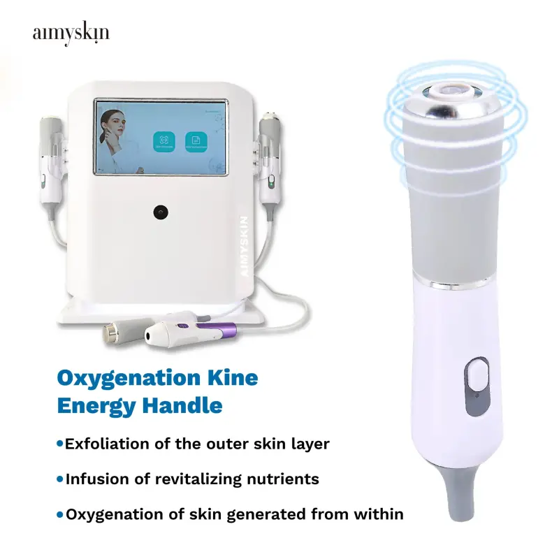 2024 New Oxygen Jet 4-in-1 OEM ODM RF Ultrasonic Vibration Skin Detection Skin Analysis Co2 Bubble Facial Beauty Equipment