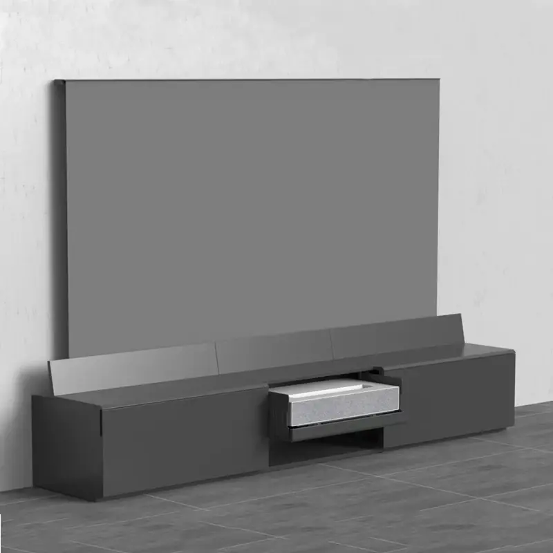 SMART PerfecTisan New Arrival Ultrathrow Projection Cabinet: Modern Home 100-120 Inch Smart TV Cabinet