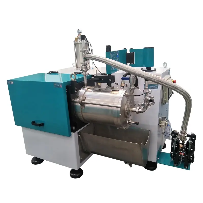 New Energy Series Double-Drive Nano Material Pin Type Bead Mill Sand Mill: Precision Paint Grinding Machine RTSM-10BJD-S