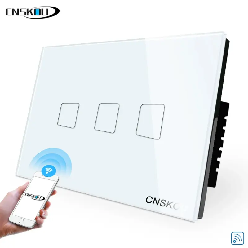 Smart Life 3 Gang 2-3-4 Way Wifi Smart Home Touch Switch