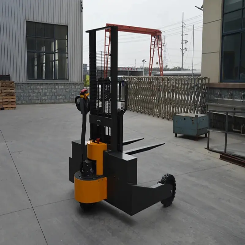 Outdoor Electric Forklift Rough Terrain Truck Stacker Electric Pallet Stacker