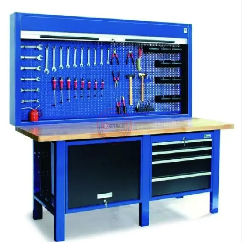 Industrial esd Woodworking Bench wood workbench with drawers