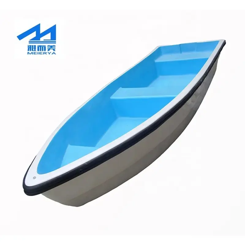 4 Person Handle Paddle Rowing Fiberglass Boat