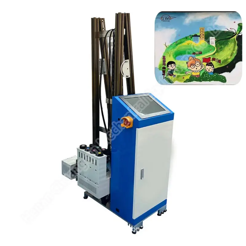 Multifunctional Home Decor Automatic-Wall-Painting-Machine With 3D Concept