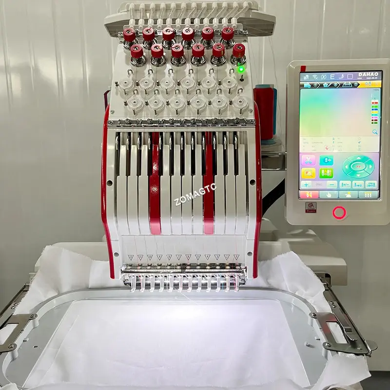 High Quality Long Service Single head 12 needle Embroidery machines Embroidery Machine Computerized