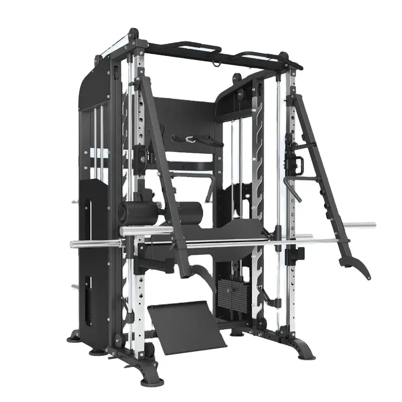 Commercial Multi-Functional Smith Machine Squat Rack