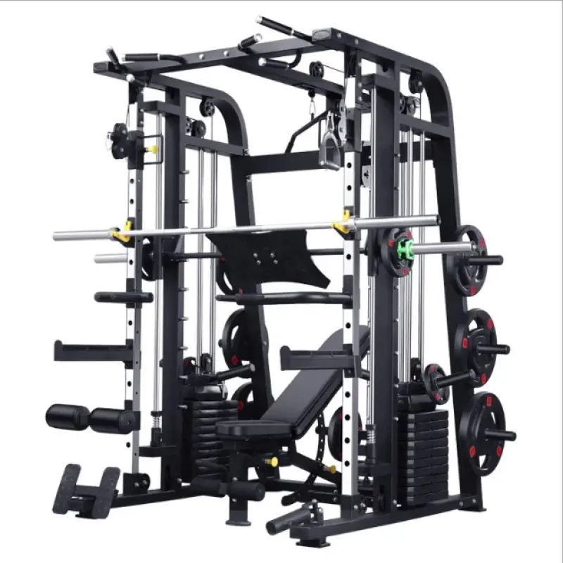 Multi-Functional Smith Machine for Gym Fitness