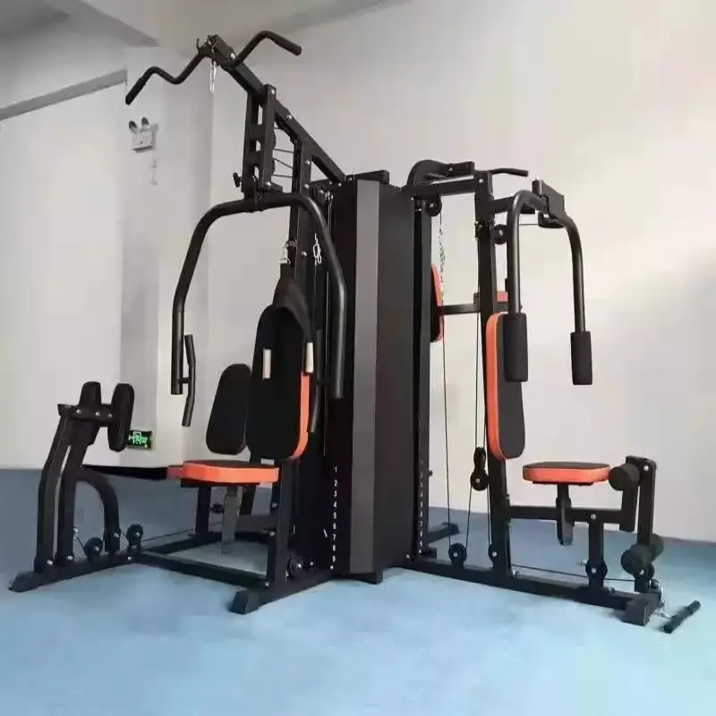 Fitness Station Pull Up Exercise Pin Load Multi-station Equipment: