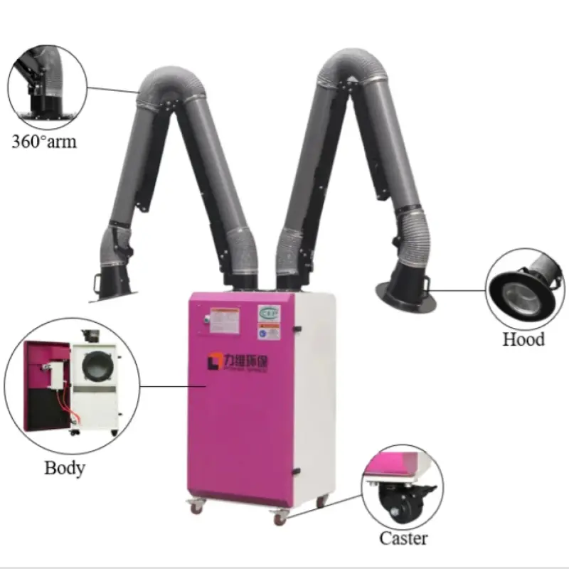 Factory price industrial portable dust extractor dust collector industrial dust extractor fans