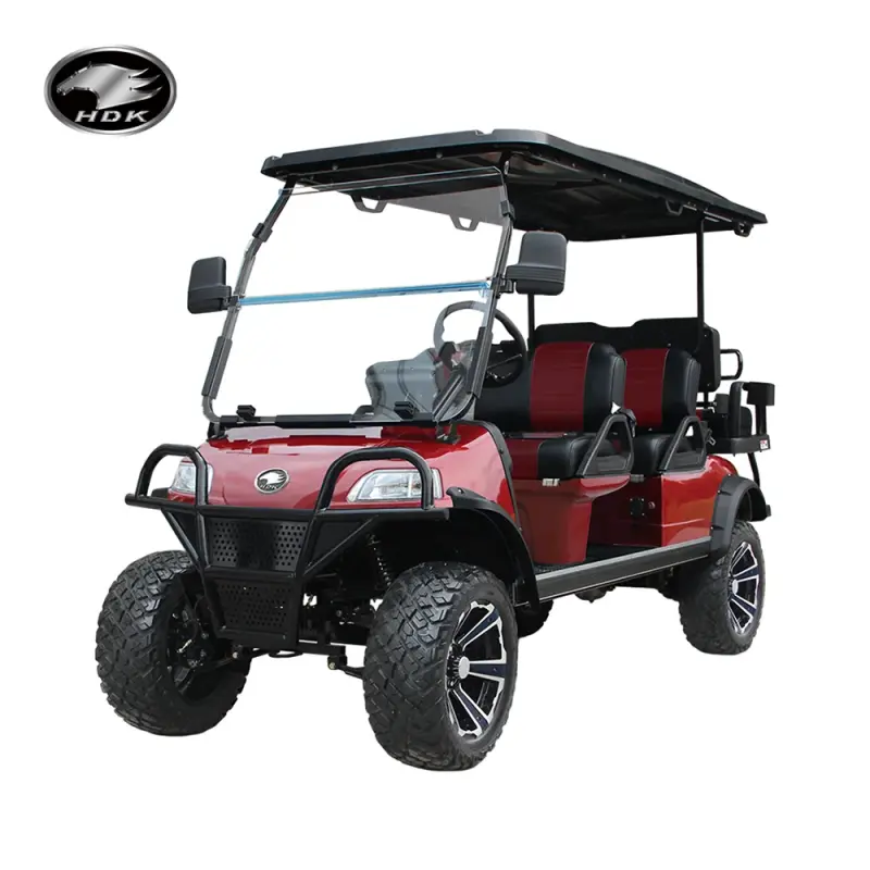 Sightseeing Off-road 6 Seater Buggy Lithium Battery 48V Pick Up HDK EVOLUTION Electric Golf Cart