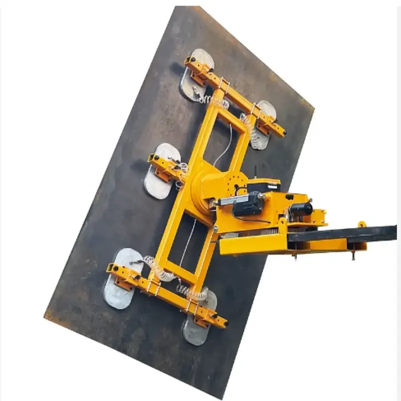 600kgs 800kgs Forklift Mounted Metal Steel glass lifting equipment