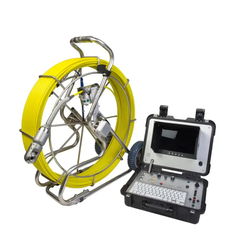 Support video and audio recording underwater surveillance inspection camera system