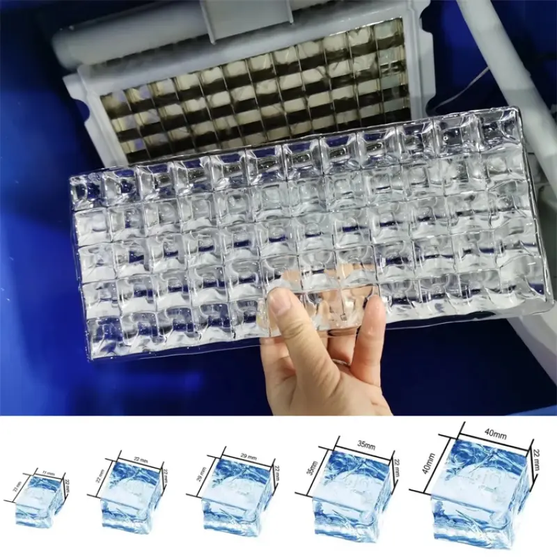 High-Output 1 Ton Ice Cube Maker