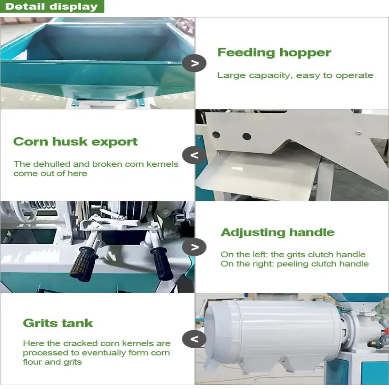 Industrial corn samp milling machine corn grits degerming mill milling machine