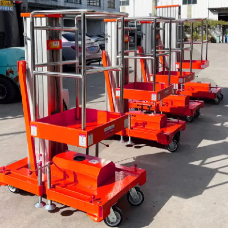4-18m Portable Mobile Mast Aluminum Alloy Lift 125kg Hydraulic electric one man lift for wholesale