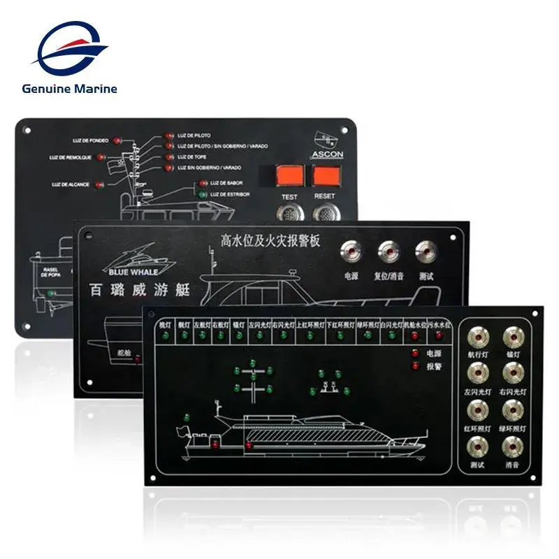 Genuine Marine Boat Yacht Ship Car Caravan Customized Alarm Monitoring Control Panel