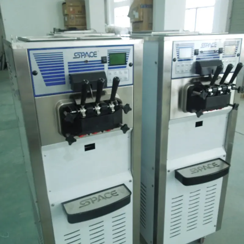 2+1 Flavors Soft Ice Cream Machine for Snack Food Store