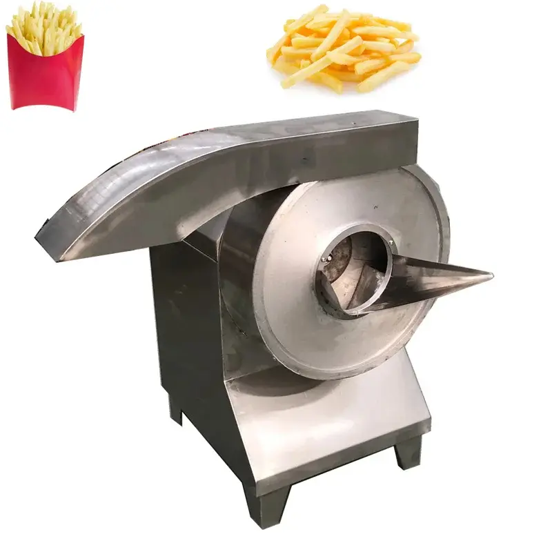 Manual Industrial Electric Cassava Crisp Carrot Slicer Fries Cutting Sweet Potato Chips French Fry Cutter Machine