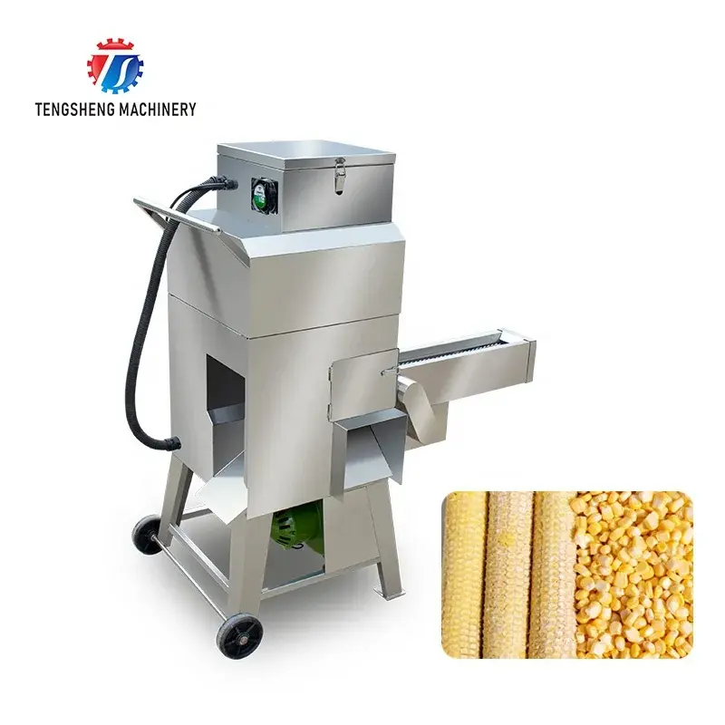 Corn Threshing Machine Fresh Corn Maize Sheller Thresher Soybean Threshing Machine Corn Maize Peeling Machine