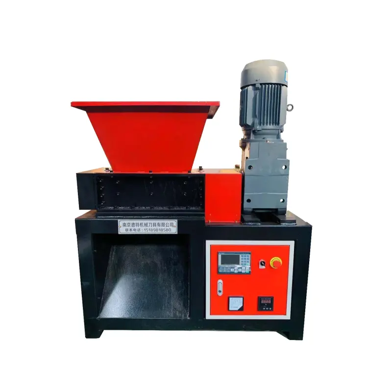 Industrial Double Shaft Wastes Plastic Shredder Machine 100 - 2500 kg/h