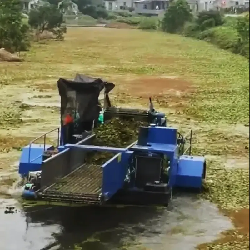 River Garbage Cleaning Trash Aquatic Trash Skimmer Boat rubbish Salvage Boat Salvage Skimmer Boat