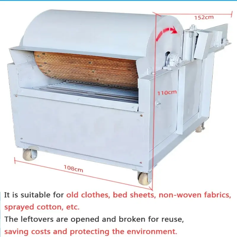 Textile Shredder Waste Textile Clothes Shredder Machine