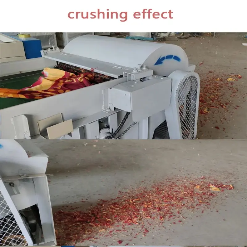 Textile Shredder Waste Textile Clothes Shredder Machine