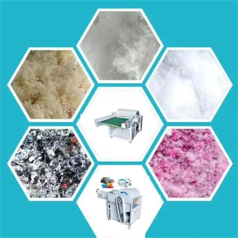 Textile Shredder Waste Textile Clothes Shredder Machine
