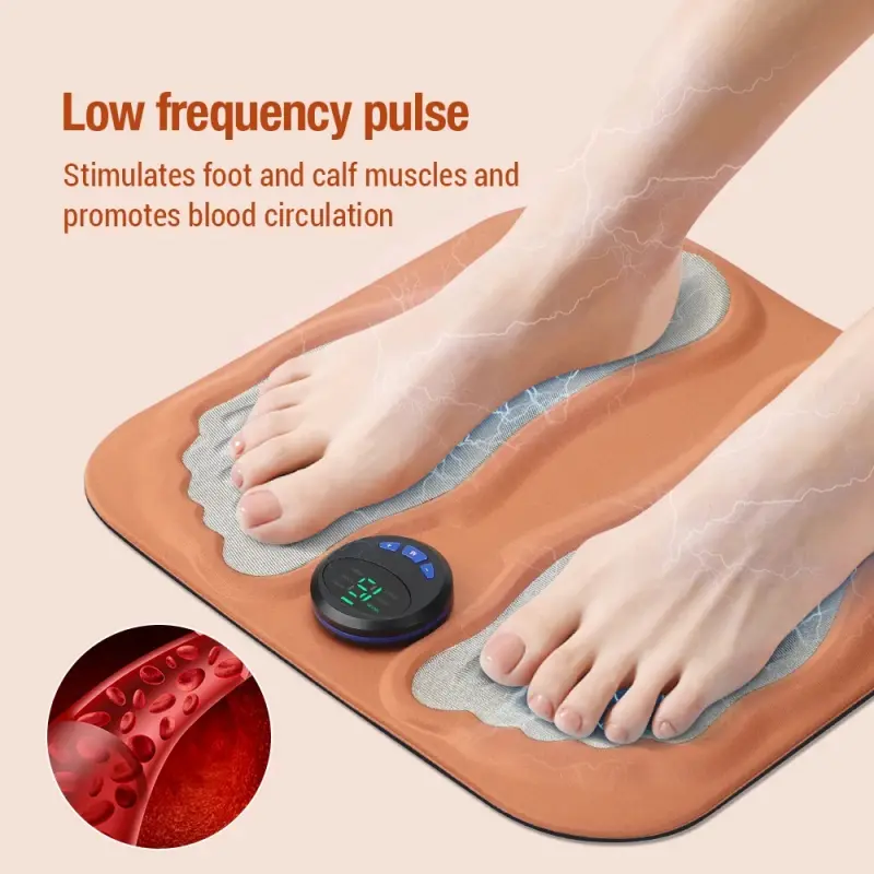 Smart Micro-current Foot Massage Pad with Heating Function