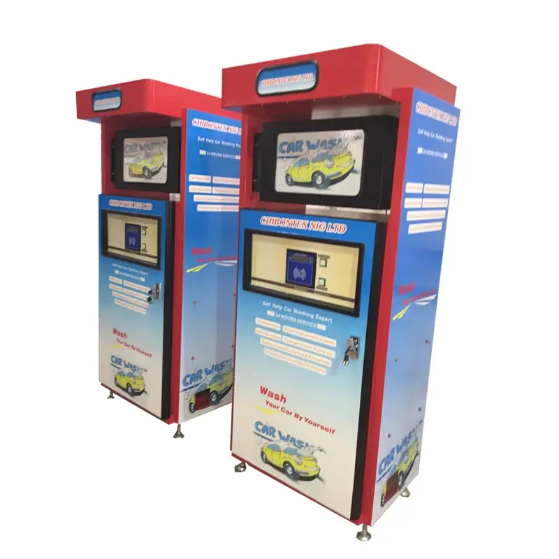 3KW 80bar Coin card banknote operated self-service steam carwash machines equipment car washing self service machine