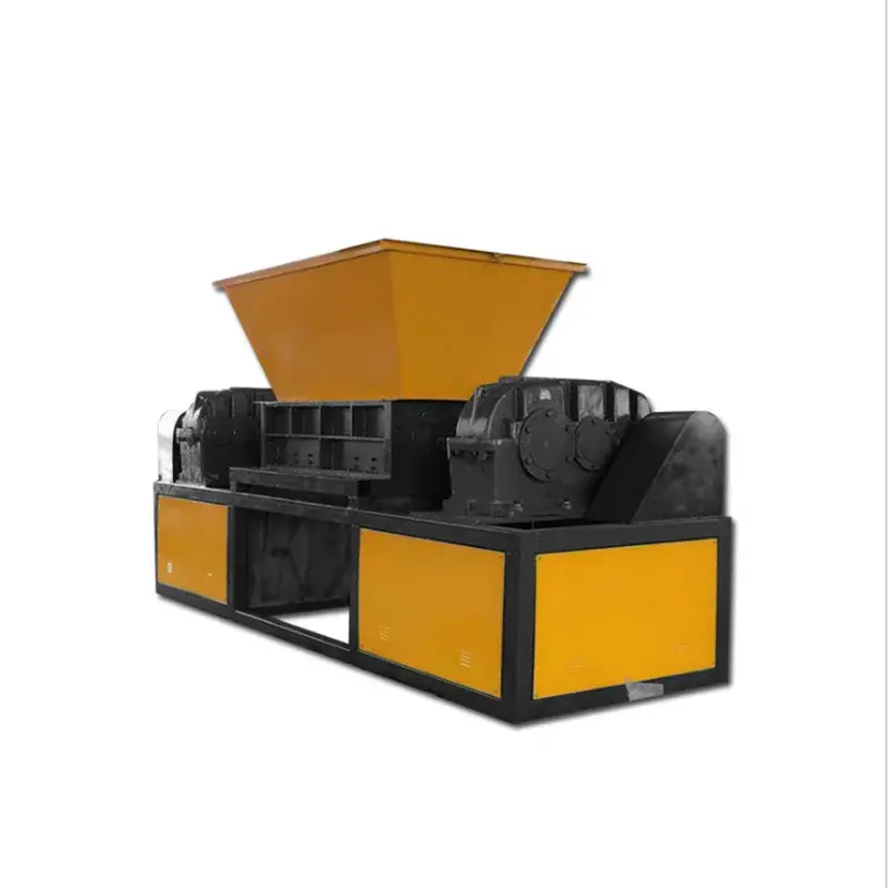 Double Shaft Shredding Machine for Woven Bag Tire Recycling