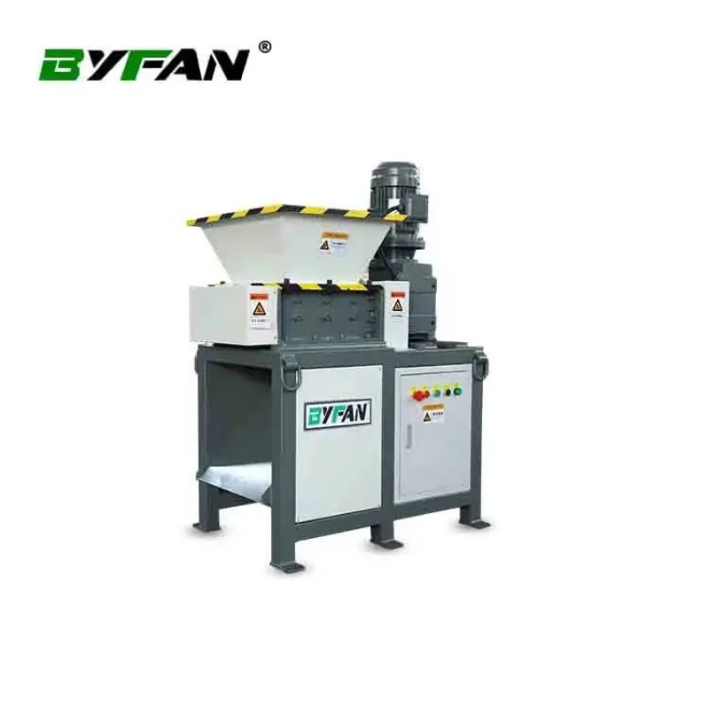 BYFAN Plastic Pipe  Lumps Waste Shredder Crusher Machine