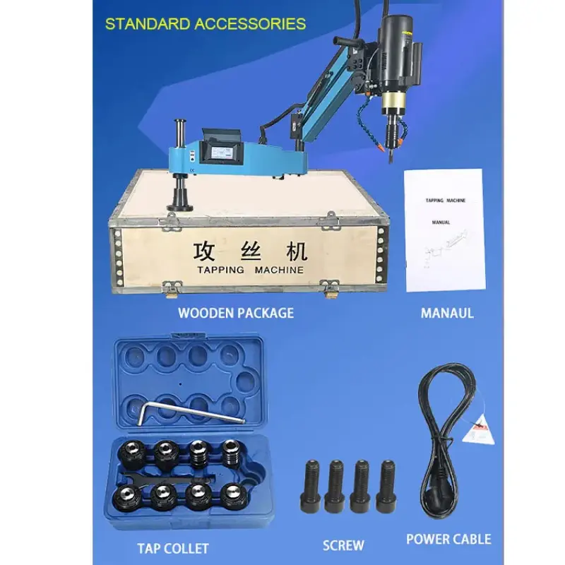 M3-M36 CE Universal Type Servo Electric Tapping Machine Self-tapping Machine Taps Threading Machine