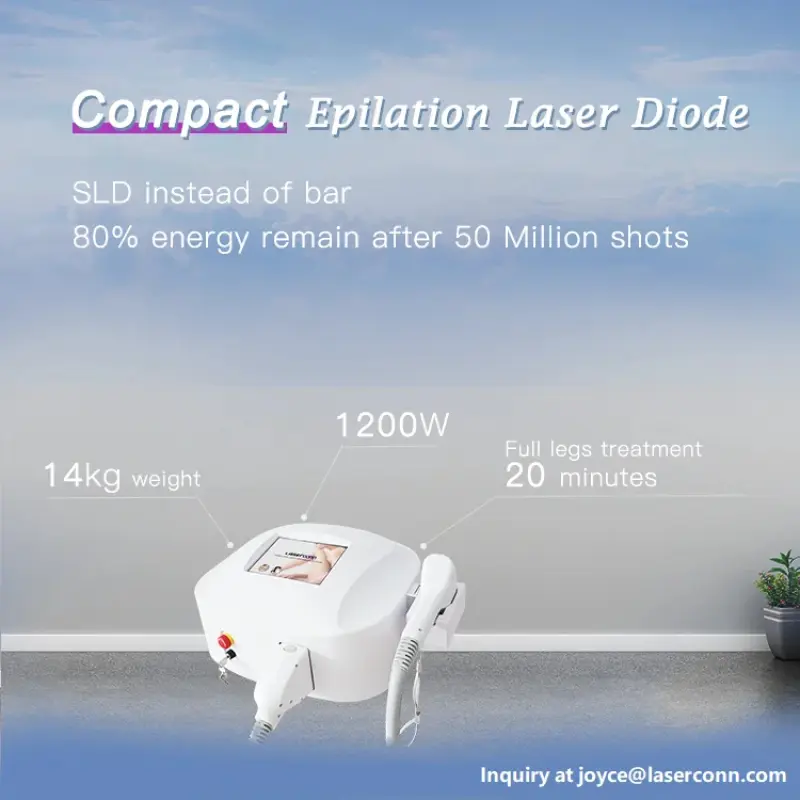 Laser Hair Removal 808nm Diode Laser 600W Depilation Machine