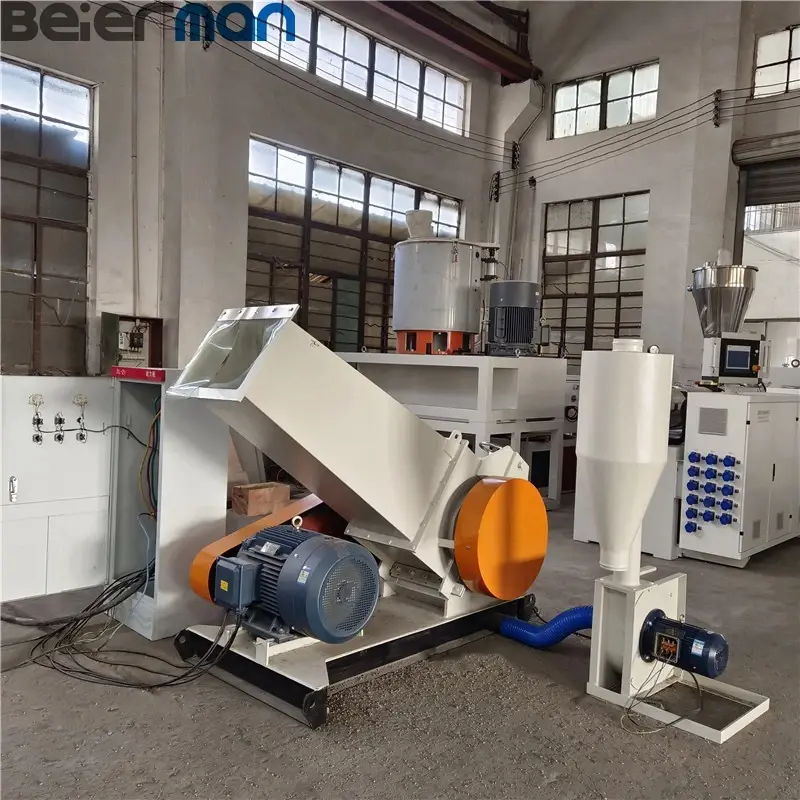 Plastic Grinding Recycling Machine For Pet Bottle Plastic